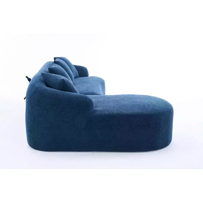 L-Shaped Modular Sectional Sofa with Chaise, Modular Chenille Sofa Couch, Modern Sectional Sofa for Living Room & Bedroom-Panipeachy