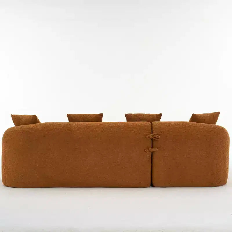 L-Shaped Modular Sectional Sofa with Chaise, Modular Chenille Sofa Couch, Modern Sectional Sofa for Living Room & Bedroom-Panipeachy