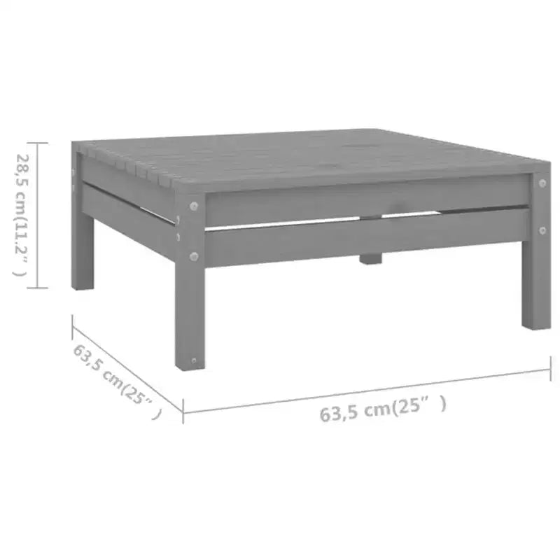 vidaXL Garden Lounge Set Solid Pine Standard Modular