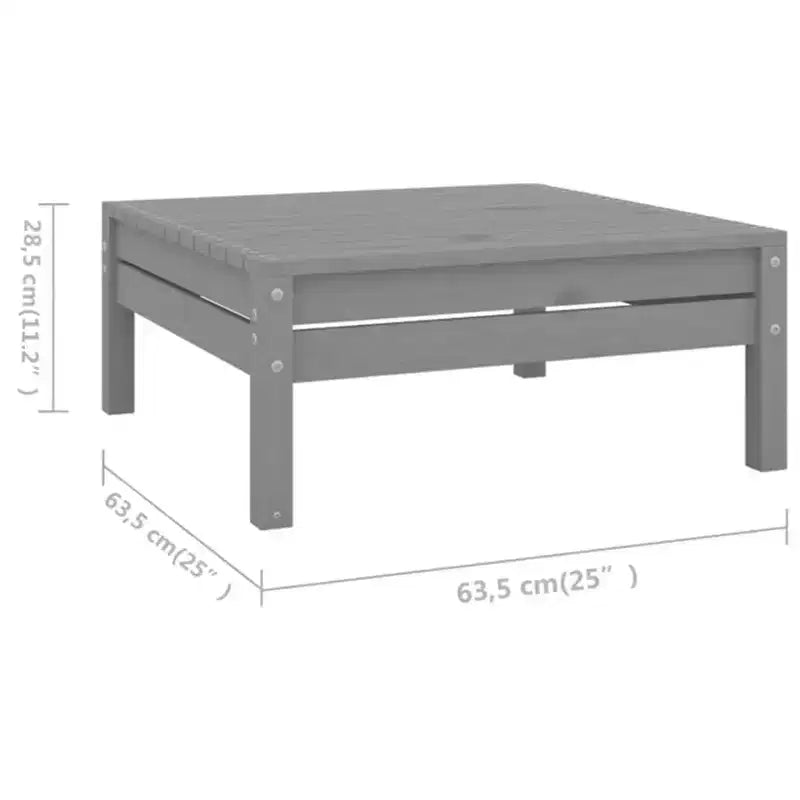vidaXL Garden Lounge Set Solid Pine Standard Modular