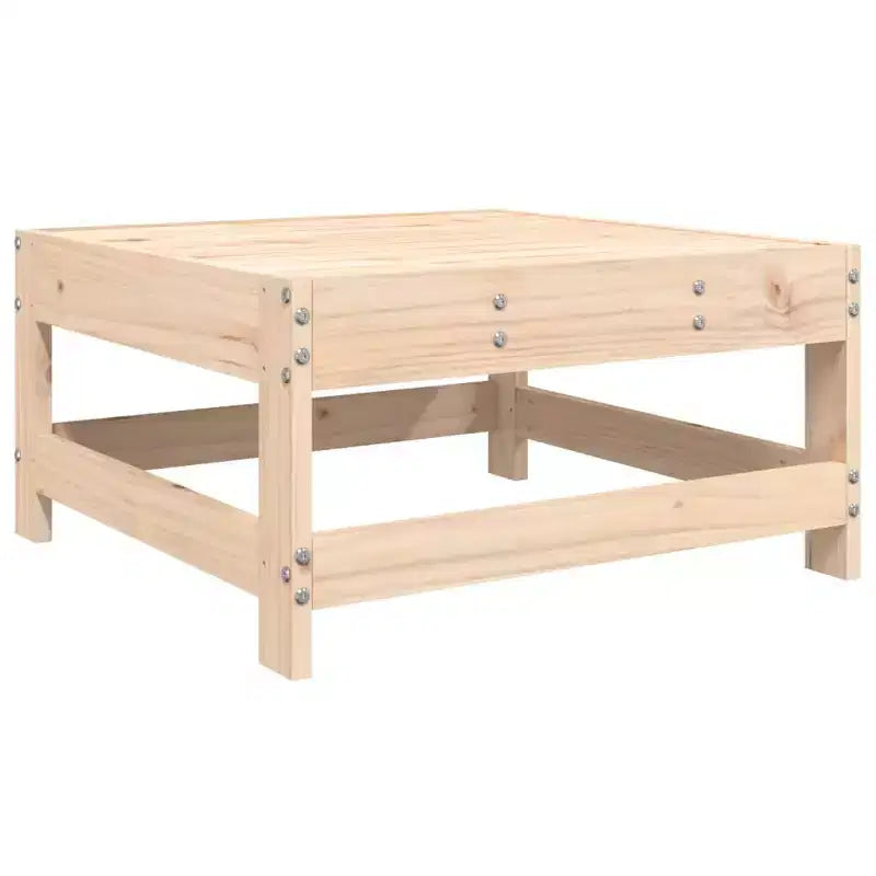 vidaXL Garden Lounge Set Natural wood Solid Pine Wood Standard Modular