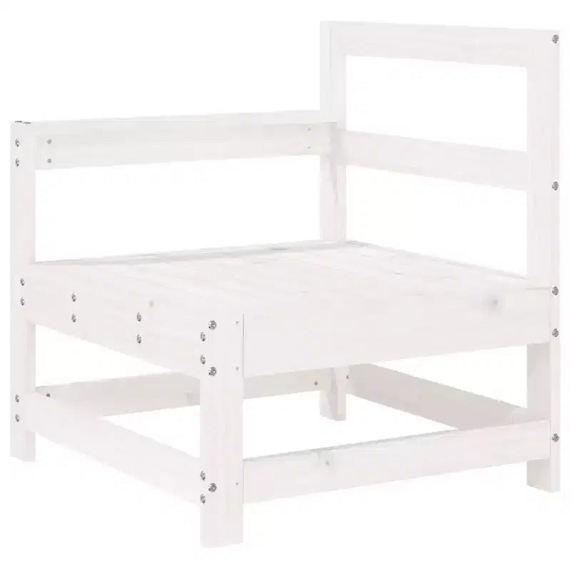 vidaXL Garden Lounge Set Natural wood Solid Pine Wood Standard Modular