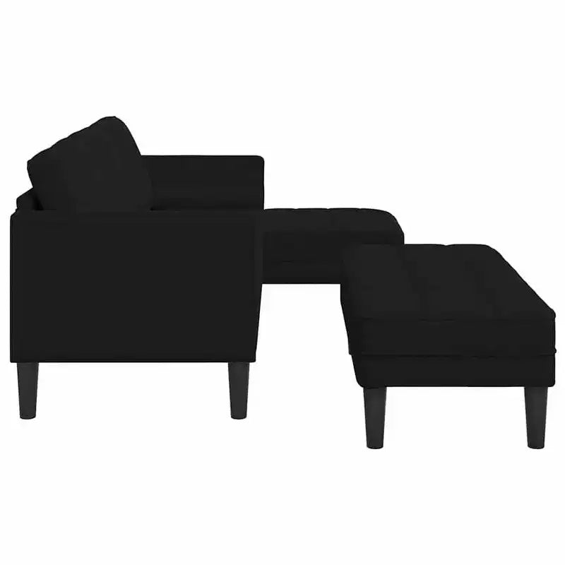 vidaXL Juego de sofás 2 piezas Gris claro 173 x 131 x 67 cm Terciopelo