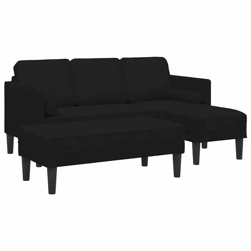 vidaXL Juego de sofás 2 piezas Gris claro 173 x 131 x 67 cm Terciopelo
