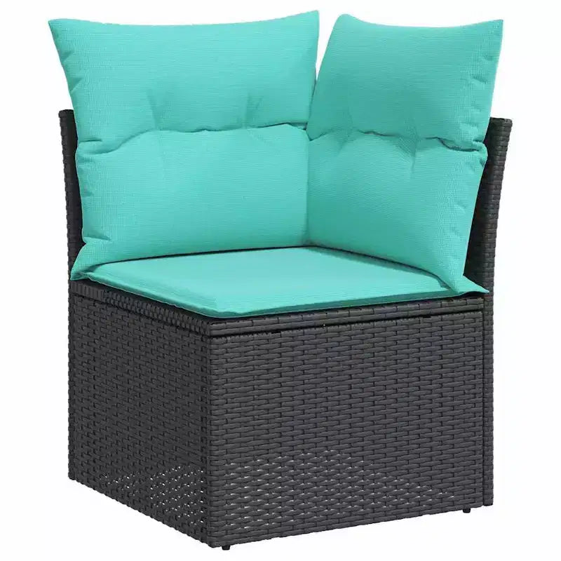 vidaXL Set de Sofás de Jardín 4 Piezas Ratán Sintético