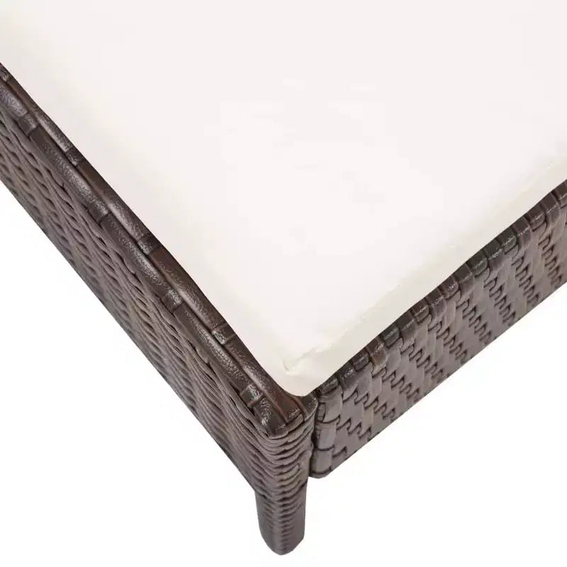 vidaXL Conjunto de muebles de patio 3 piezas de sofá para exterior con reposapiés ratán sintético