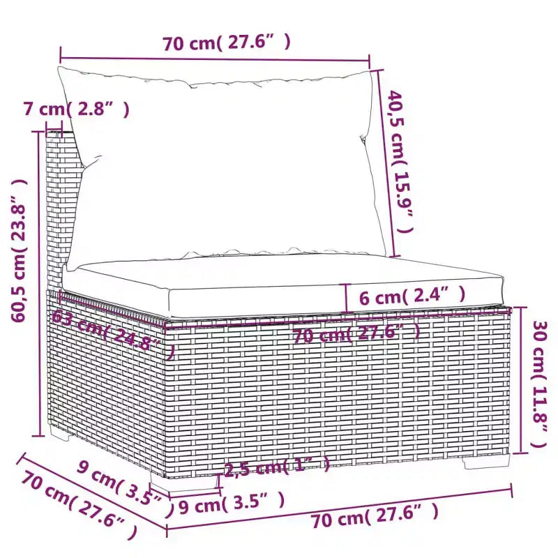 vidaXL Garden Lounge Set