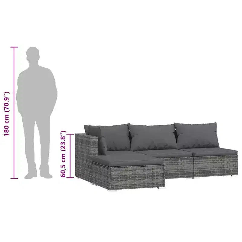 vidaXL Garden Lounge Set