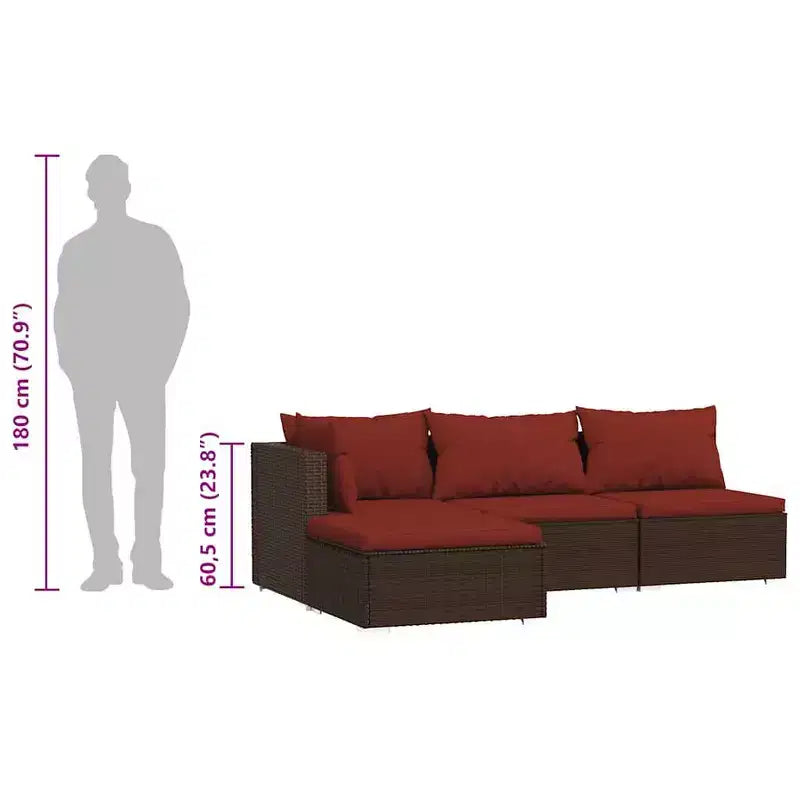vidaXL Garden Lounge Set