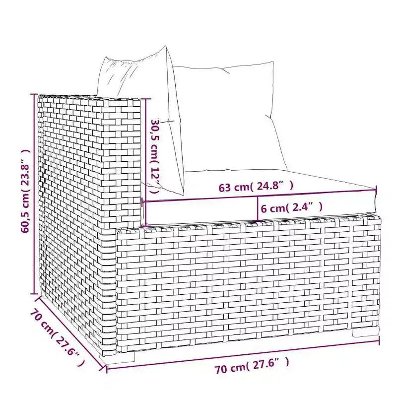 vidaXL Garden Lounge Set