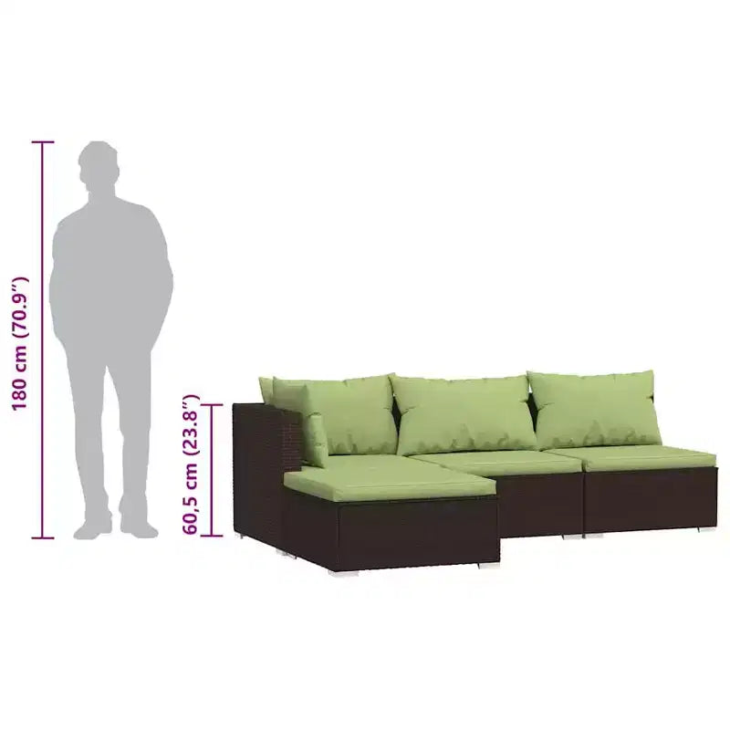 vidaXL Garden Lounge Set