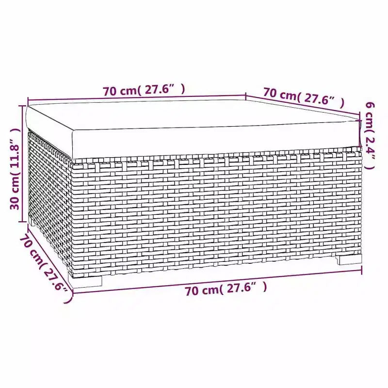 vidaXL Garden Lounge Set