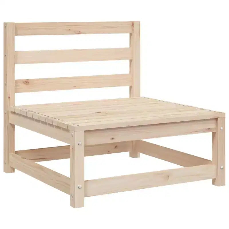 vidaXL Patio Sofa Set Outdoor Conversation Furniture 7 Piece Solid Wood Pine