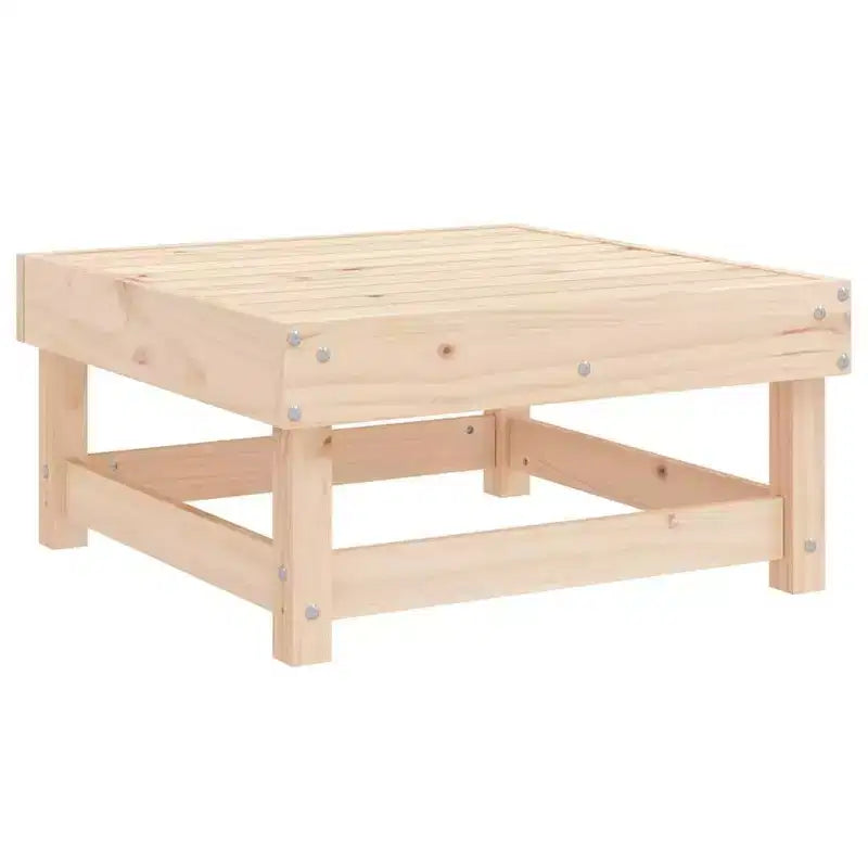 vidaXL Salon de jardin Bois naturel Bois de pin massif Modulable Modulable