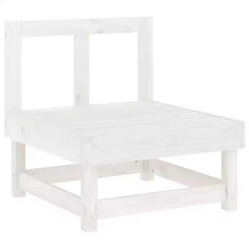 vidaXL Salon de jardin Bois naturel Bois de pin massif Modulable Modulable