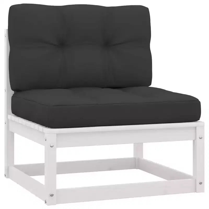 vidaXL Patio Furniture Set 8 Piece Sofa Set with Cushions Solid Wood Pine