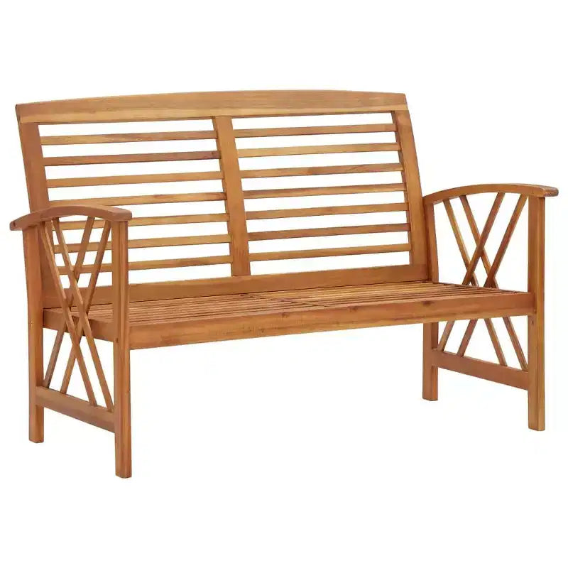 vidaXL Garden Sofa Set 3 pcs Oil Natural Solid Acacia Wood