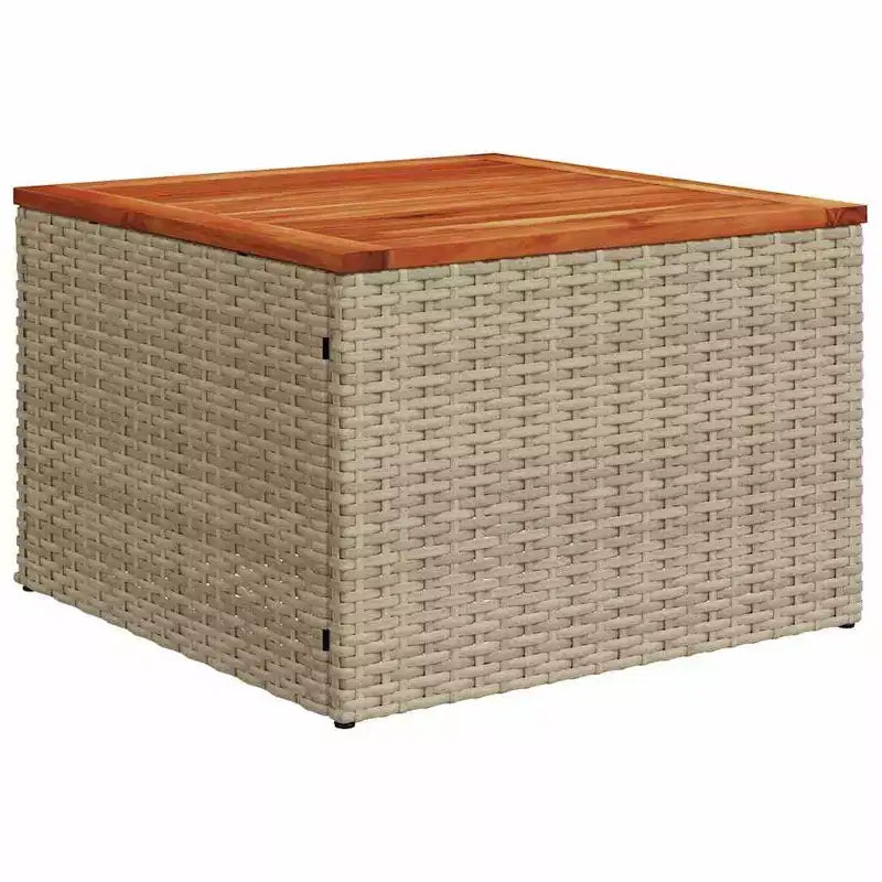 vidaXL Conjunto de Sofás de Jardín con Cojines Muebles de Exterior 9 Piezas Ratán Sintético