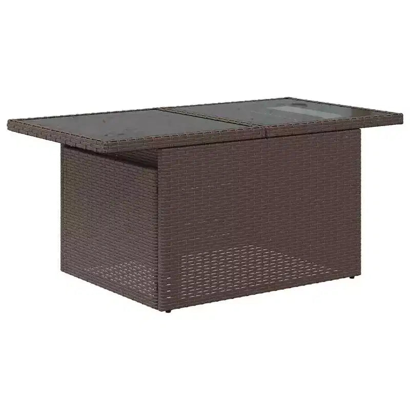 vidaXL 11 Piece Patio Sofa Set with Cushions, Poly Rattan Outdoor Sectional, Modular, Multiple Colors