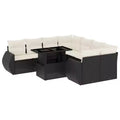 vidaXL Garden Sofa Set PE Rattan Large Garden Sofa Set