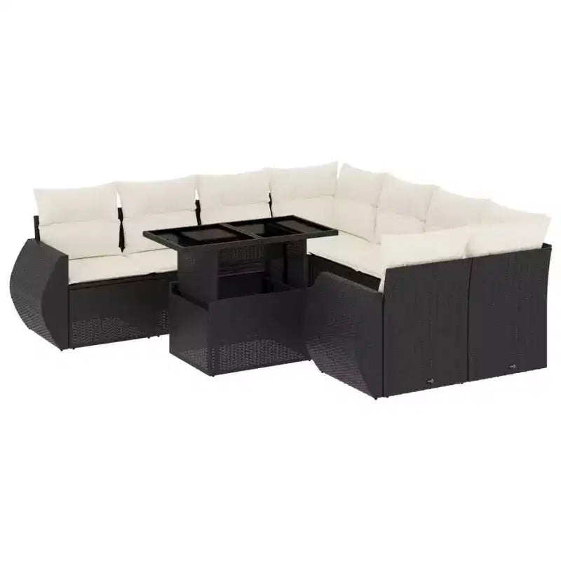vidaXL Garden Sofa Set PE Rattan Large Garden Sofa Set