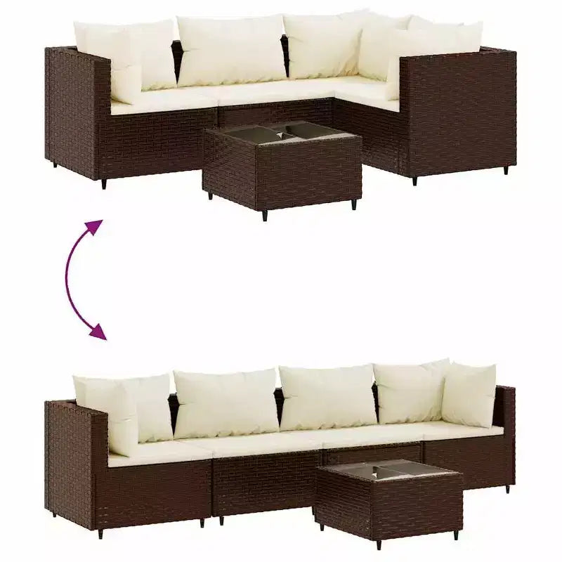 Set de Muebles de Jardín vidaXL