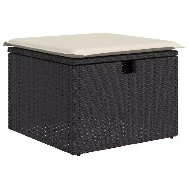vidaXL Juego de sofá de patio de 7 piezas con cojines, seccional modular de ratán sintético para exteriores, varios colores y modelos