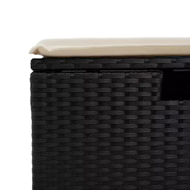 vidaXL Juego de sofá de patio de 7 piezas con cojines, seccional modular de ratán sintético para exteriores, varios colores y modelos
