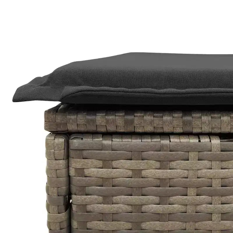 vidaXL Conjunto de sofá de patio de 13 piezas con cojines de ratán sintético