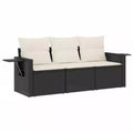 vidaXL Salon de jardin en résine tressée Canapé de jardin pliable moyen