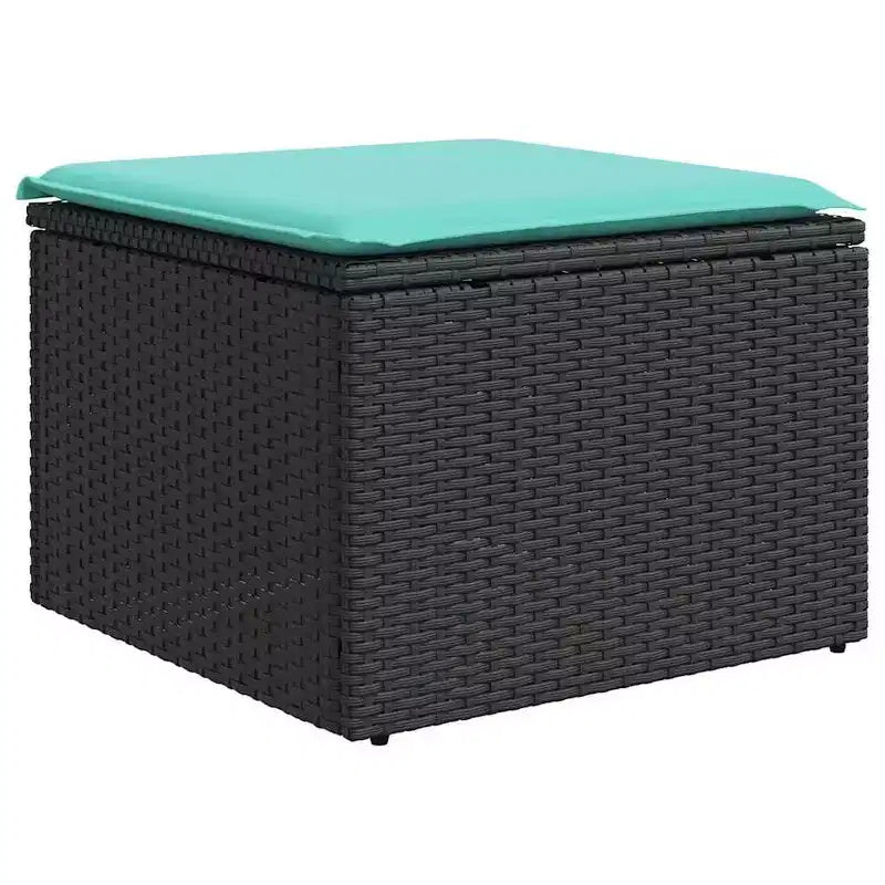 vidaXL 8 Piece Garden Sofa Set with Cushions Poly Rattan