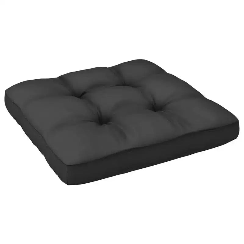vidaXL Juego de 4 piezas de tumbonas para patio con cojines Madera de pino maciza - Natural Sí