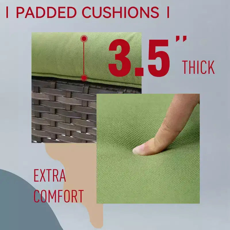 Ensemble de sièges 5 pièces UPTIOT Osage avec coussins
