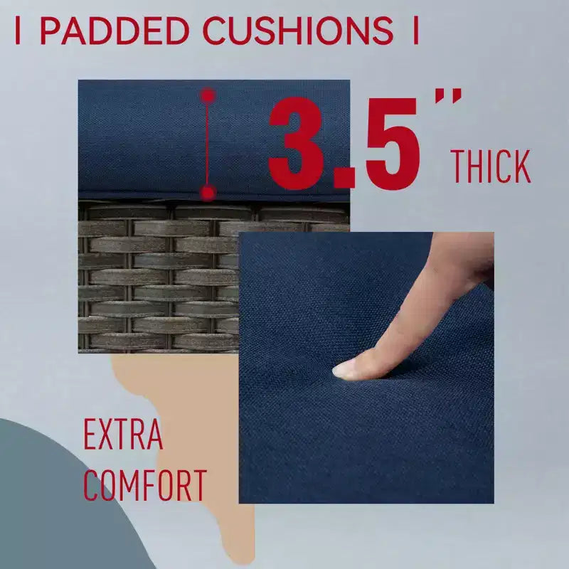Ensemble de sièges 5 pièces UPTIOT Osage avec coussins