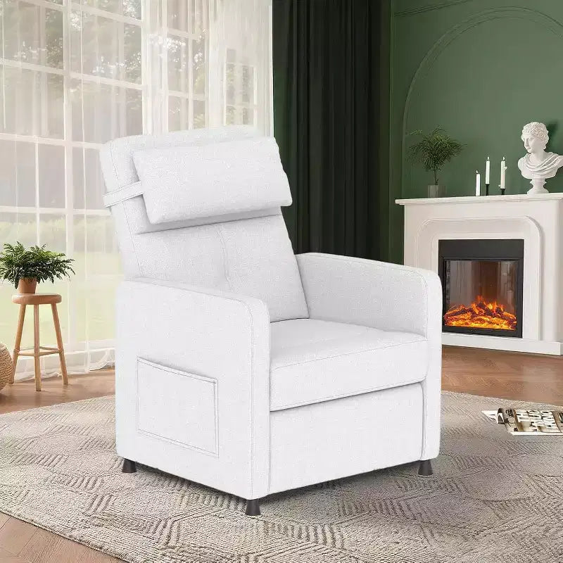 Acekool Power Recliner Chair for Adults, Electric Adjustable Ergonomic Single Sofa, Overstuffed Rocker with Side Pockets and USB Charging Port