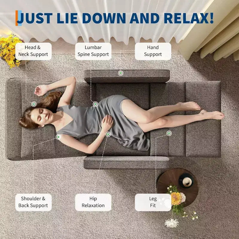 Acekool Power Recliner Chair for Adults, Electric Adjustable Ergonomic Single Sofa, Overstuffed Rocker with Side Pockets and USB Charging Port
