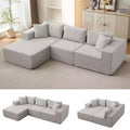 108 Modular Cloud Sectional Sofa with L-Shape Chaise - Deep Seat Modern Sofa for Living Room