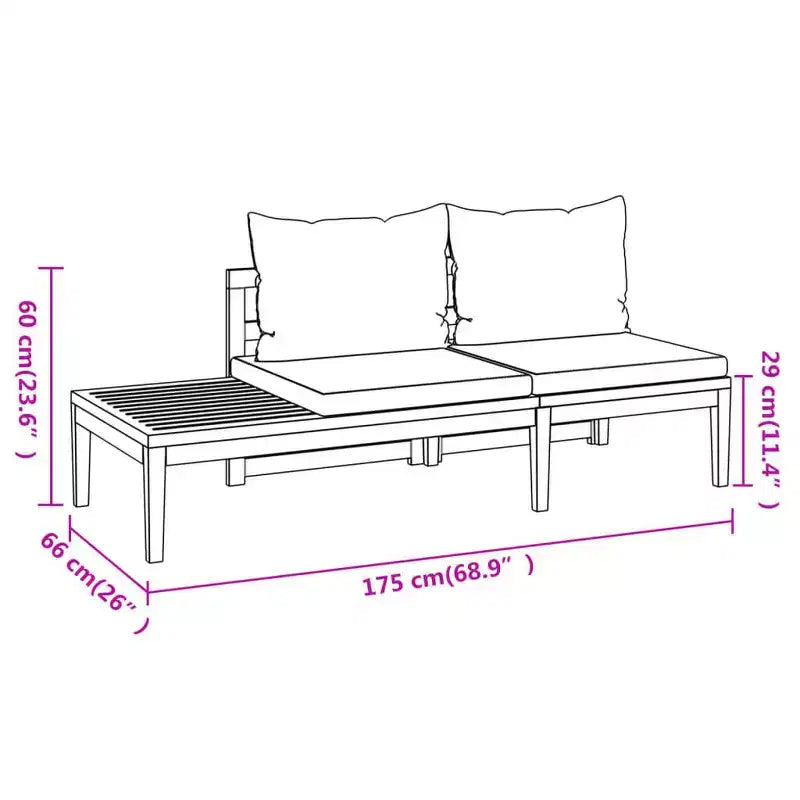 Conjunto de muebles de jardín vidaXL Conjuntos de muebles de jardín