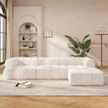 MAYEERTY 122-Inch L-Shaped Sectional Sofa, 2-Piece Fully Assembled, Right-Hand Chaise, High-Density Sponge