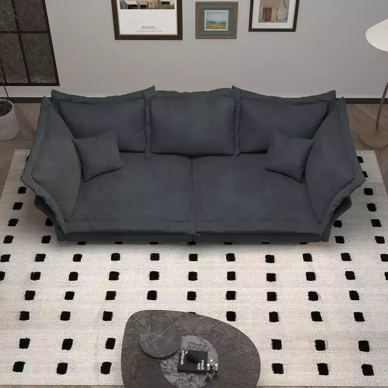 Sofa Modular Sectional, Deep Seat Couch with Large Pillows, Upholstered Sleeper Sofa for Apartment, Living Room, Hotel, Studio, Office