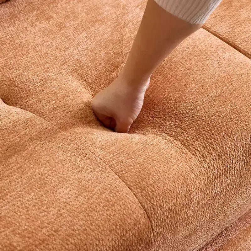 Modern Modular Sectional Sofa, Convertible Folding Sleeper Sofa Bed, Soft Chenille Compressed Sofa for Living Room, Bedroom-Panipeachy