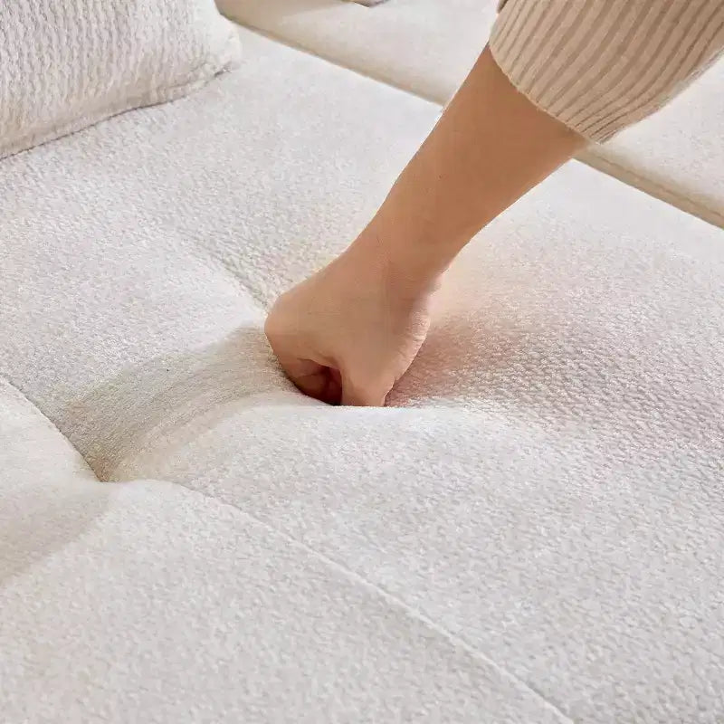 Modern Modular Sectional Sofa, Convertible Folding Sleeper Sofa Bed, Soft Chenille Compressed Sofa for Living Room, Bedroom-Panipeachy