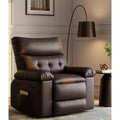 Oversized Recliner Chair with Heat & Massage, Rocking Manual Recliner with Remote for Adults, Living Room/Bedroom/Nursery, Creamy