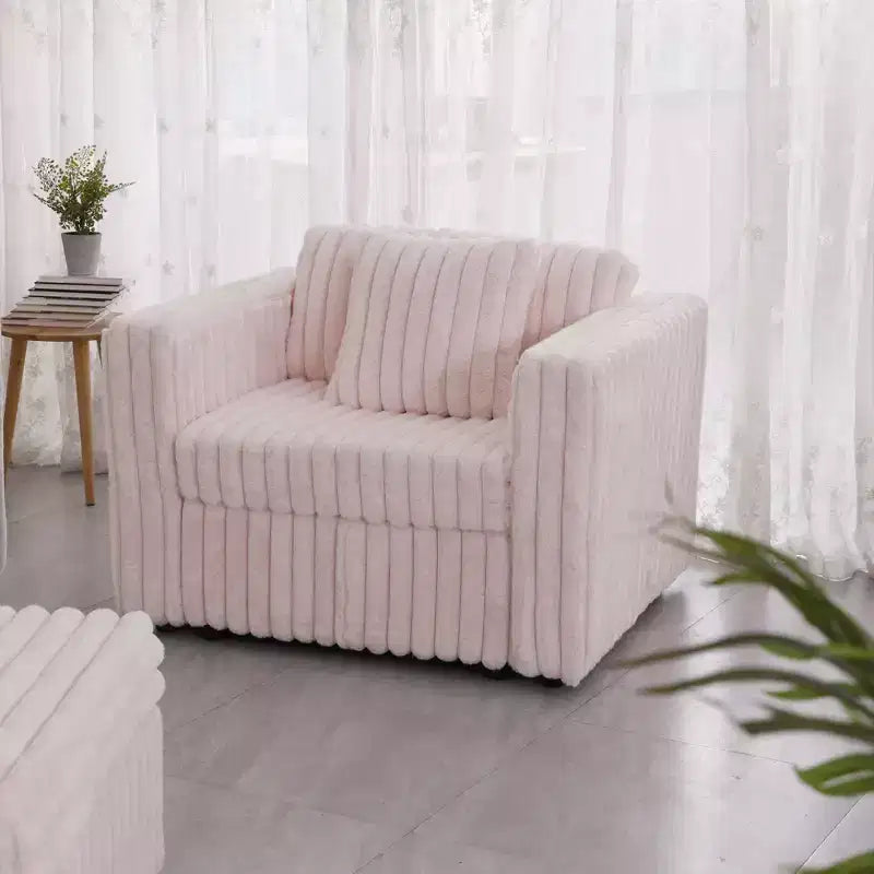 TUYOHW 44.9 Inch Modern Single Sofa Chair with 2 Pillows for Living Room,Apartment,Office