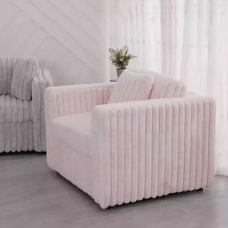 TUYOHW 44.9 Inch Modern Single Sofa Chair with 2 Pillows for Living Room,Apartment,Office