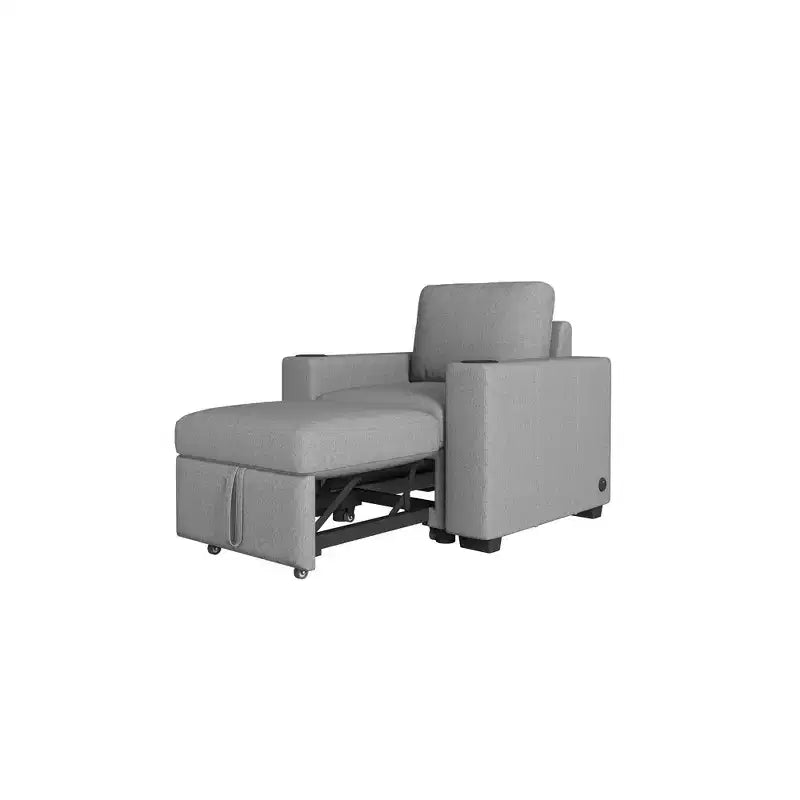 MAYEERTY 35.4 Modern Sofa Pull-out Sofa Bed Single Sofa Chair for Living Room Gray