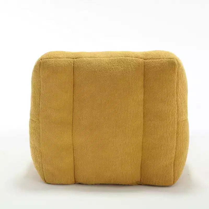 Fluffy Bean Bag Chair for Adults, Super Soft Memory Foam Sofa with Ottoman, Comfortable Modern Indoor Bean Bag for Living Room or Bedroom