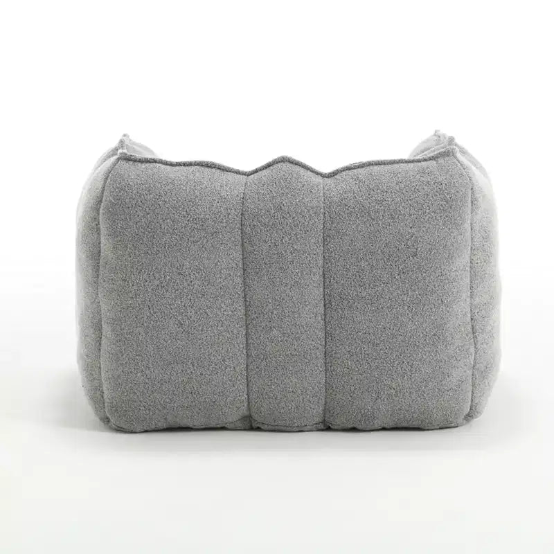 Soft Bean Bag Chair with High-Resilient Foam, Square Lazy Sofa with Footstool, Cover for Adults for Gaming, Reading, or Watching TV