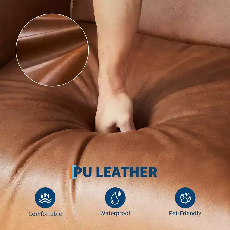 Recliner Chair, 360 Swivel Rocker Glider Nursery Chair with Padded Armrest and Deep Seat, PU Leather Upholstered Reclining Sofa Chair