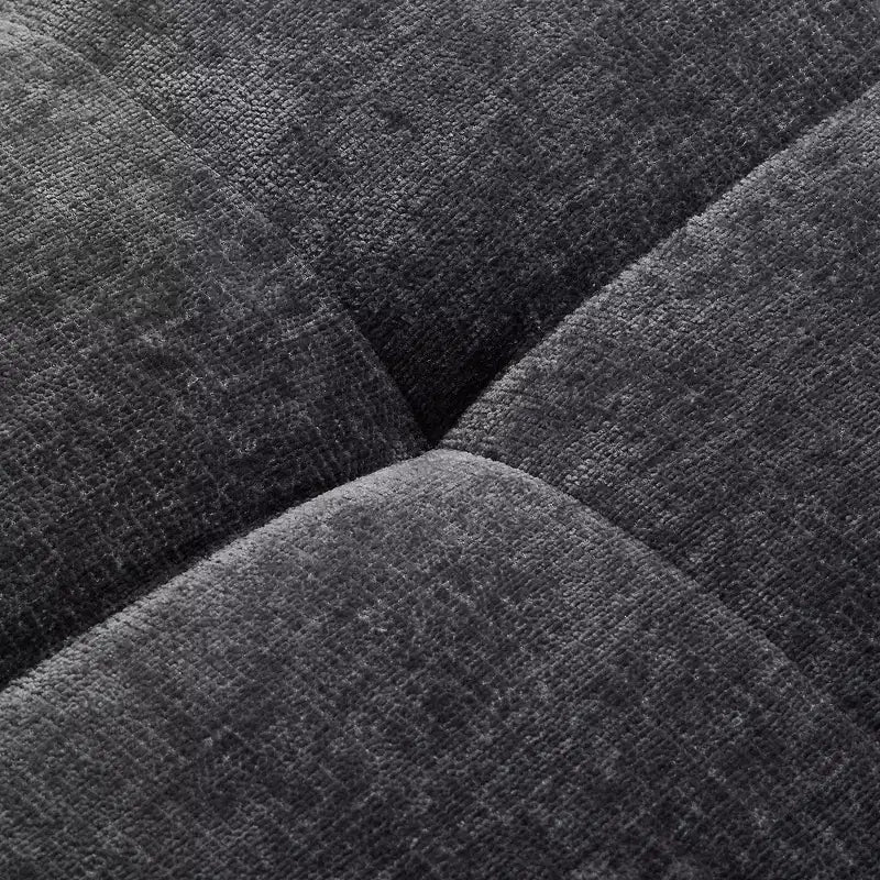 Whisen 119'' Modern L-Style Sectional Sofa, Minimalist Curved Right-Hand Facing Couch with Arms, Tufted Design, No Assembly Required